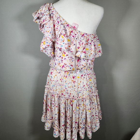 NWT Buddy Love One-Shoulder Confetti Dress - Picture 7 of 12